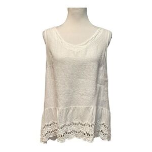 Valentina Naldi Linen Top Size M